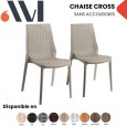 Chaise CROSS SANS ACCOIDOIRS