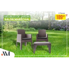 SALON DE JARDIN MARECHAL 2 Places