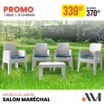 Salon De Jardin MARECHAL 4 Places