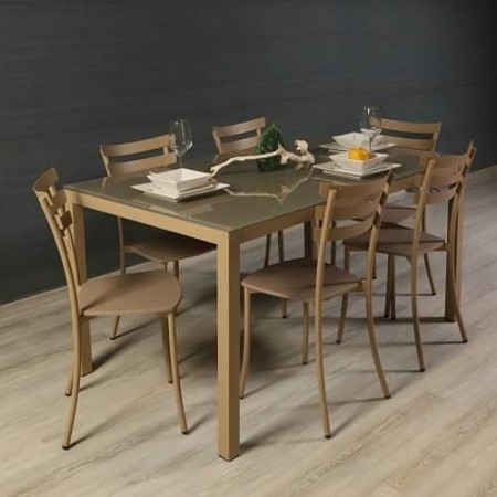 TABLE Race Emailler Vitrée  