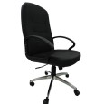 Fauteuil de bureau ergonomique à dossier rembourré