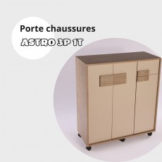 ASTRO 3 PORTES + TIROIRS Beige