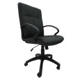 Fauteuil de bureau ergonomique à dossier rembourré