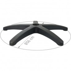 Pied de Chaise de bureau Nylon noir Diamètre 56 cm