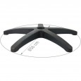 Pied de Chaise de bureau Nylon noir Diamètre 56 cm