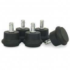 Lot de 5 pieds fixes pour chaise de bureau