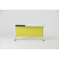 BUREAU SIMPLE OVAL CAPITONNE