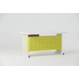 BUREAU SIMPLE OVAL CAPITONNE