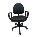 Chaise Secrétaire BRIO Haut Dossier Avec Accoudoirs