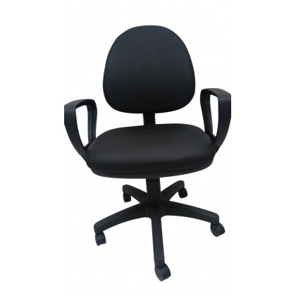 Chaise Secrétaire BRIO Haut Dossier Avec Accoudoirs
