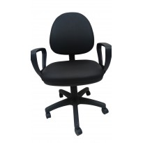 Chaise Secrétaire BRIO Haut Dossier Avec Accoudoirs