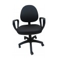 Chaise Secrétaire BRIO Haut Dossier Avec Accoudoirs