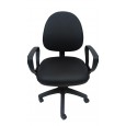 Chaise Secrétaire BRIO Haut Dossier Avec Accoudoirs